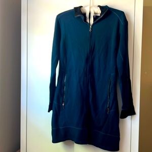 Ibex Pez wool zip cardigan size small